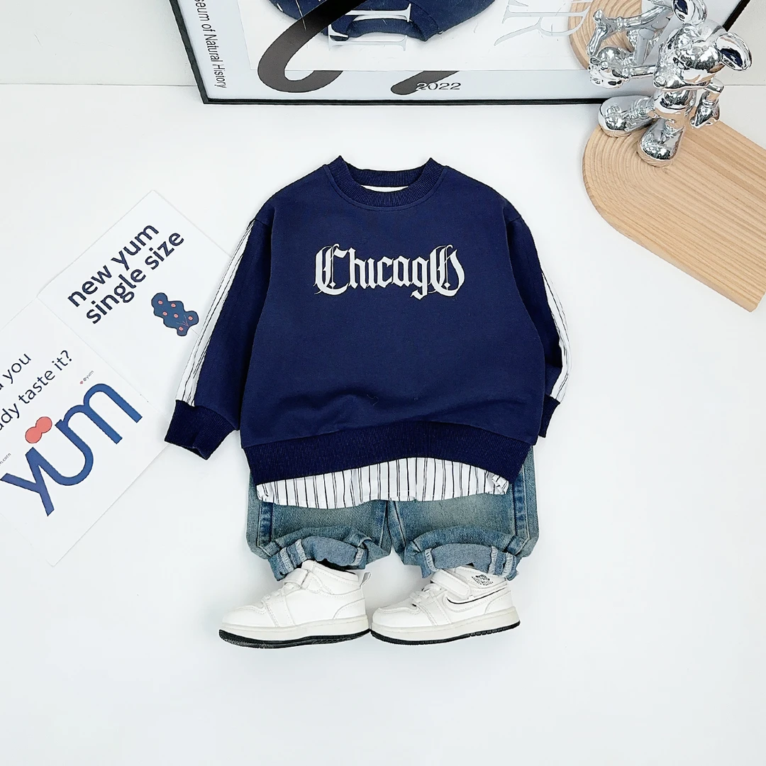 儿童春卫衣长袖2025新款春装男童春秋上衣潮 WGC001 悠悠童话童装