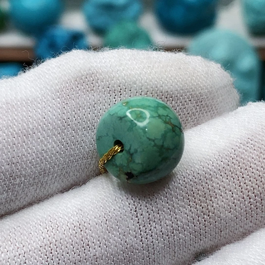 绿松石未镶嵌天然原矿 地大质检 抖音基地 顺丰发货