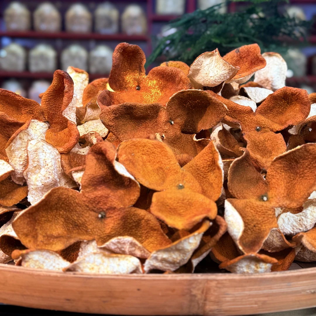 【老树冬后 12年老树】2025年南坦圈枝冬后大红正宗新会新皮