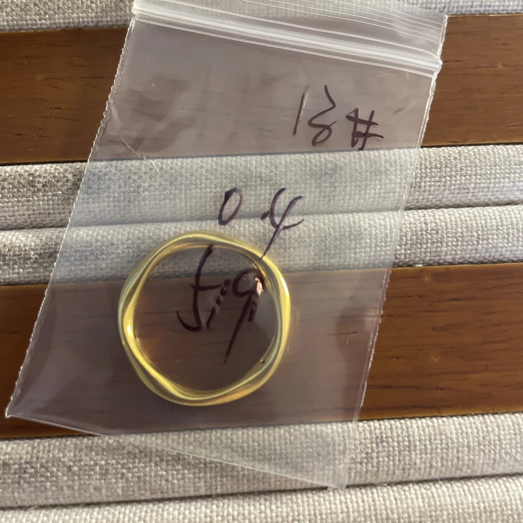 A3克重0.4 13号 莫比乌斯戒指 足金999