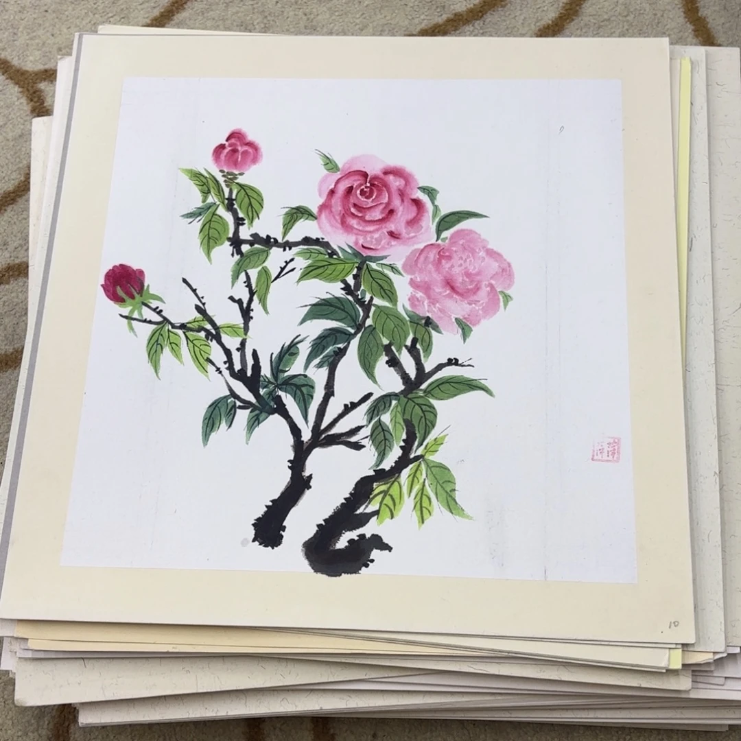 国画国画老师作品刘