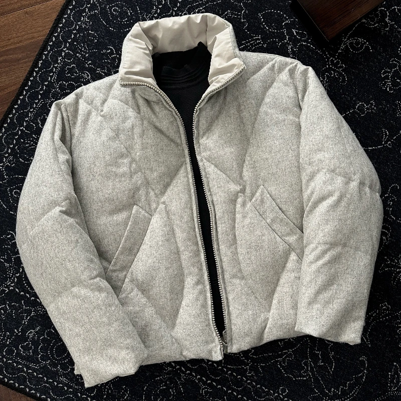 CATSSTAC花苞羊毛廓形羽绒服