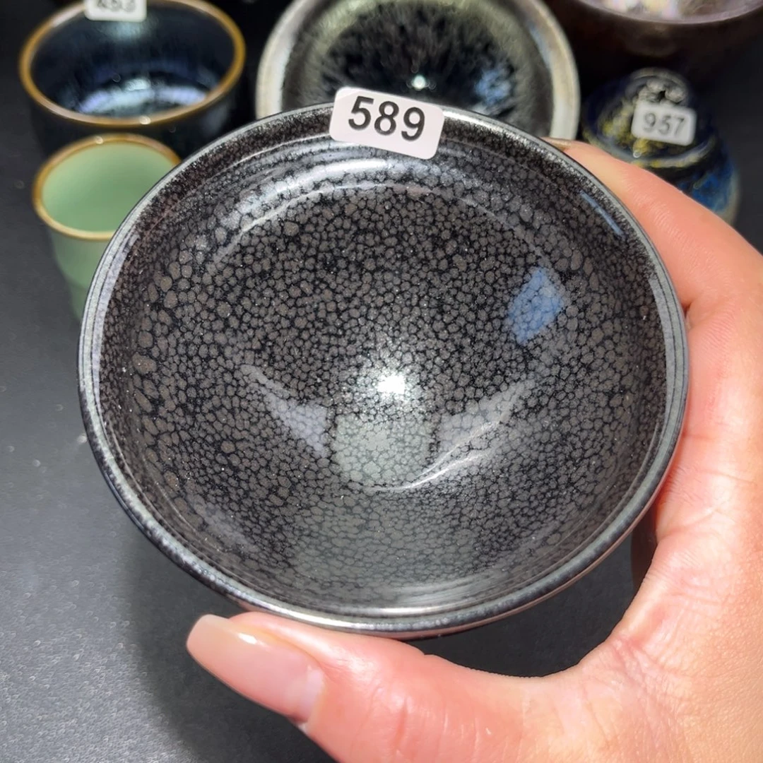 茶盏589 建盏单盏放大漏…………