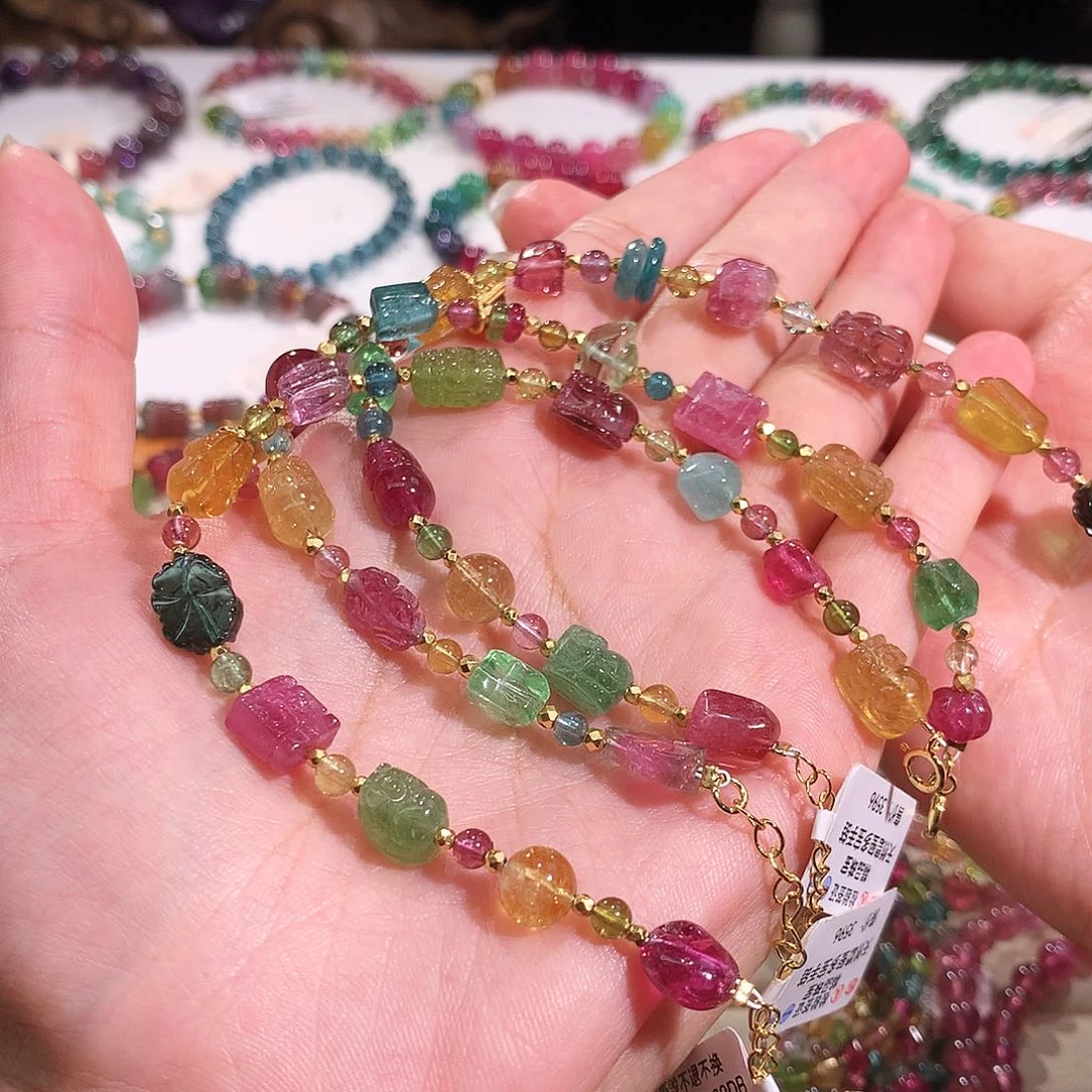 手串未镶嵌碧玺多样性发其一