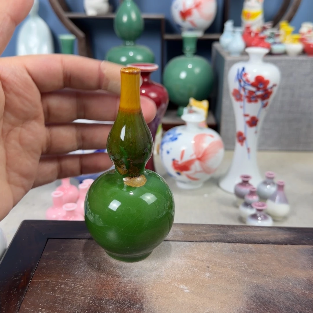 陶瓷手工小花器摆件