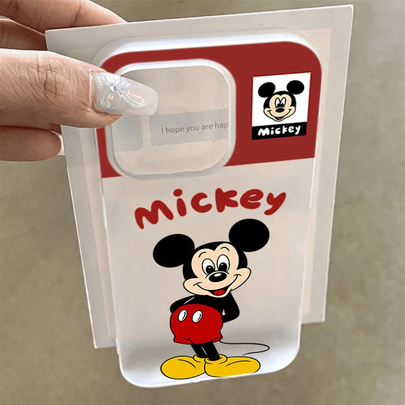 微笑米奇适用iphone16promax苹果15手机壳14PLUS软13幻影12防摔11