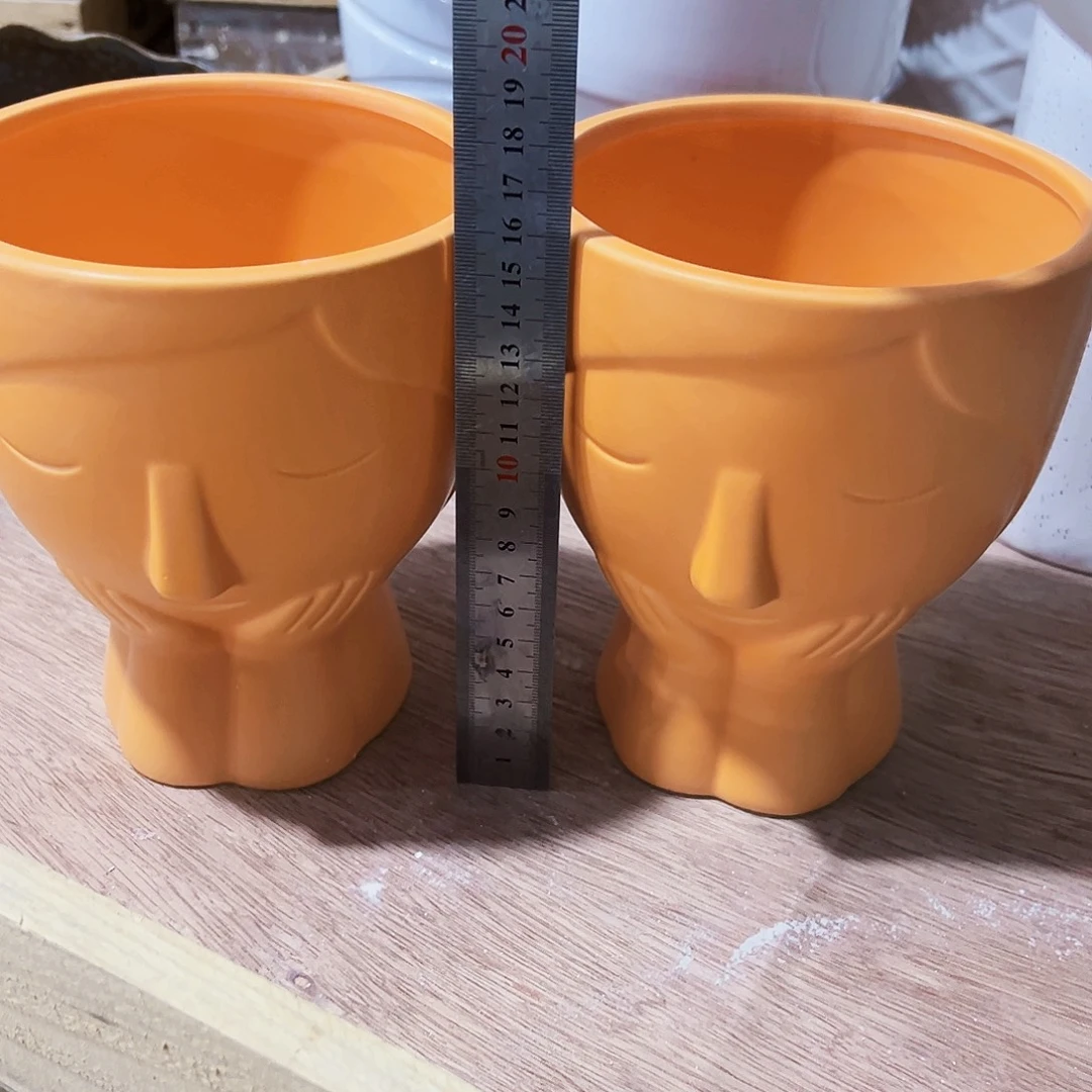 有孔，外贸尾单陶瓷花盆凑单10米包邮