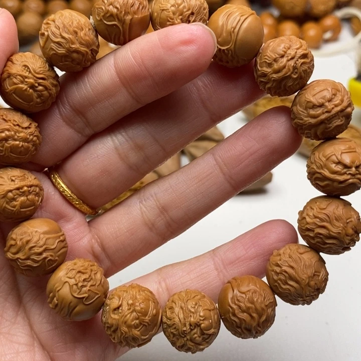 猴头核桃吊坠猴头钟馗