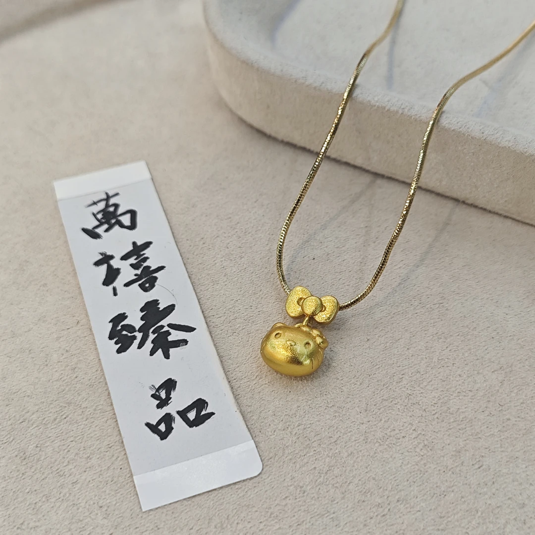 纯铜项链 KT猫铜项链N002 xs