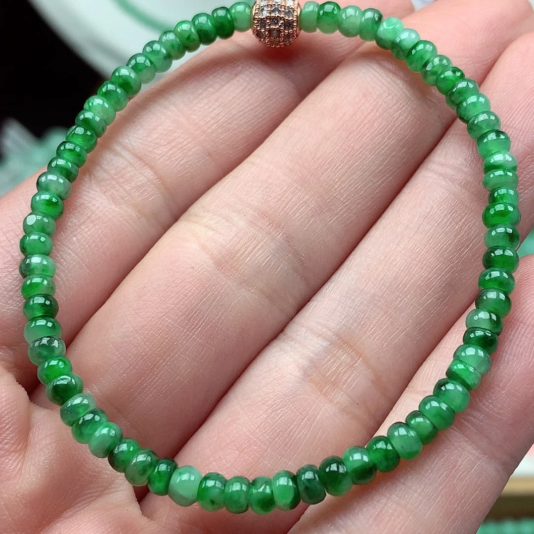 翡翠未镶嵌项链翡翠