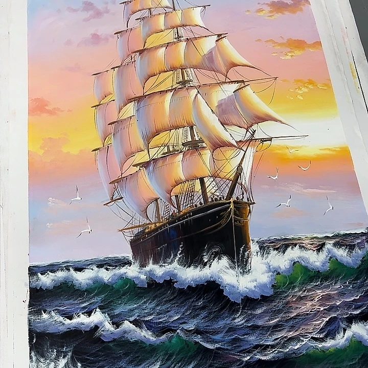 油画只之一影子影子