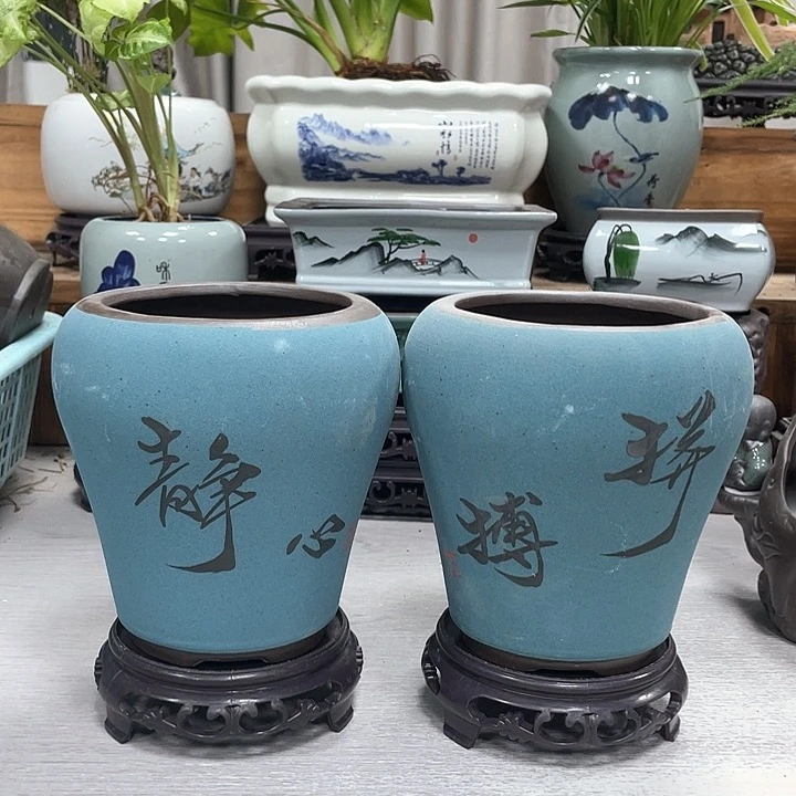 陶瓷花盆紫砂花盆