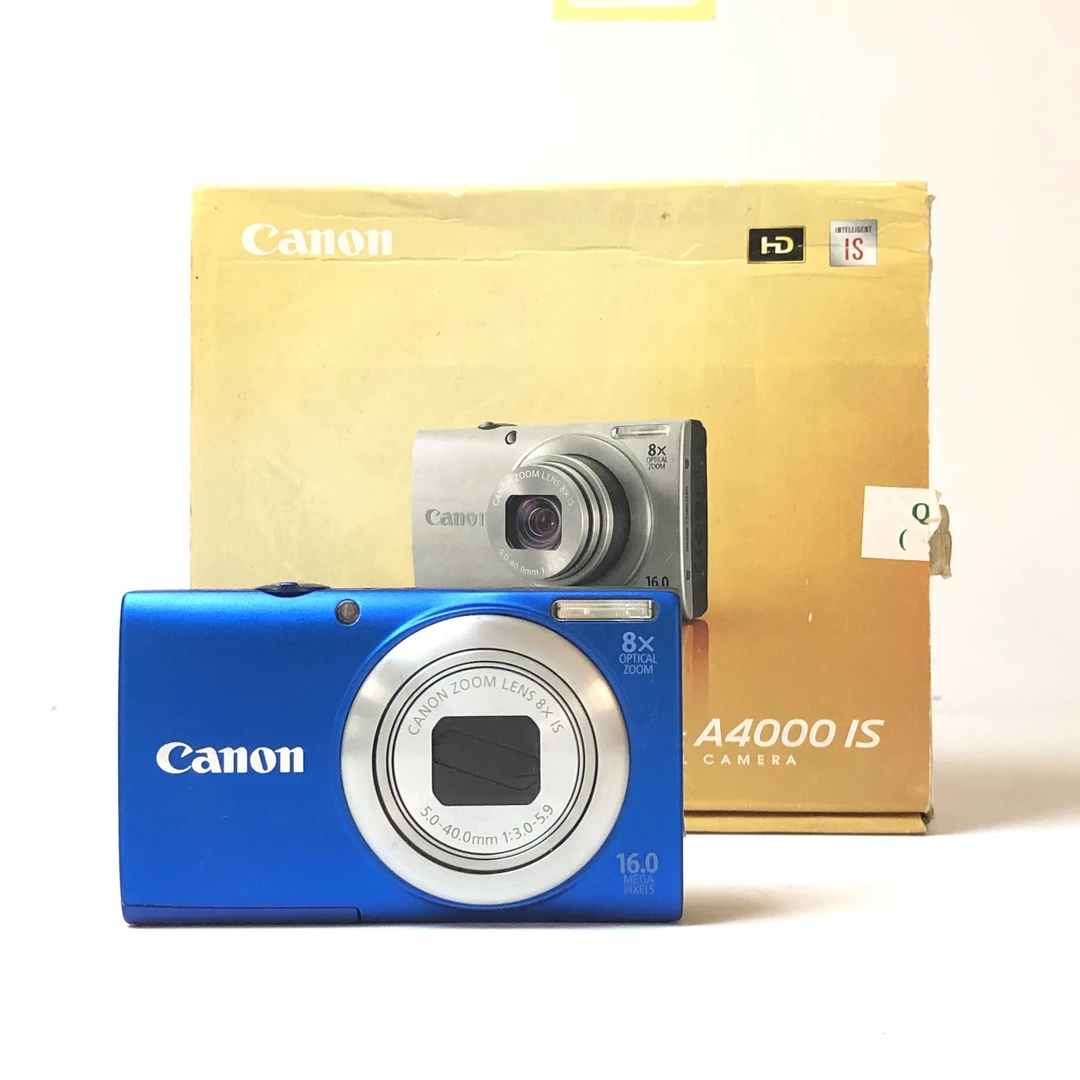 99新 Canon/佳能 A4000宝石蓝带原盒1600w像素8倍变焦高清清冷感