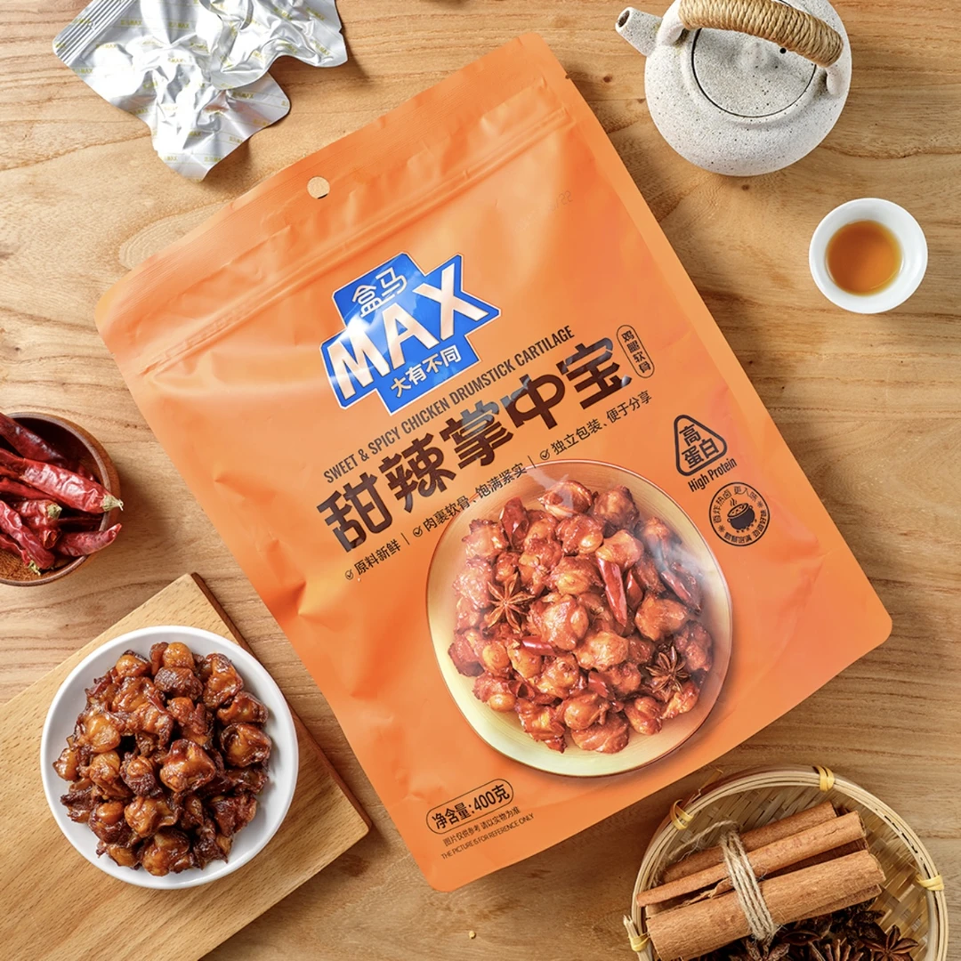 盒马MAX零食分装 甜辣掌中宝鸡腿软骨 独立小袋尝鲜推荐 满39包邮