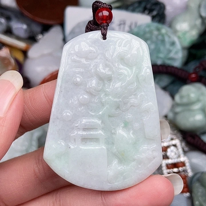 颈饰未镶嵌翡翠翡翠