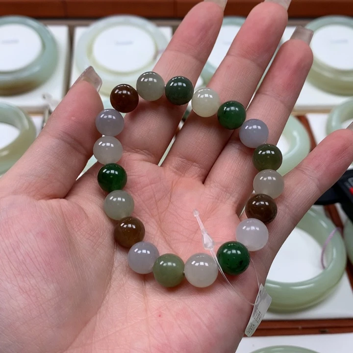 手链未镶嵌和田玉（糖玉）