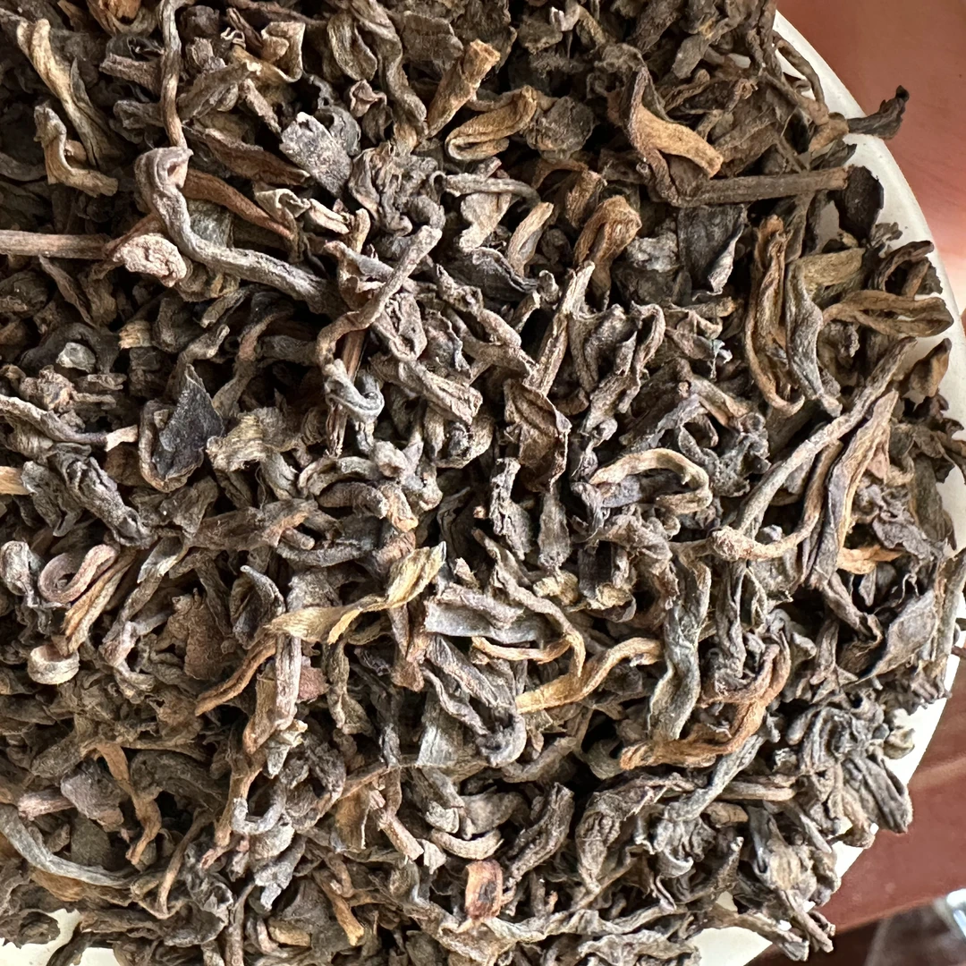97年明逺老熟茶散茶500克普洱茶熟茶