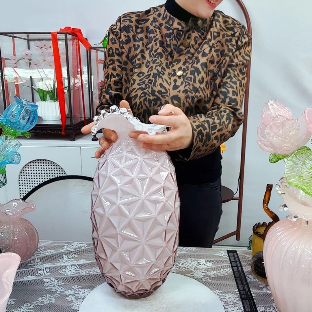 不完美琉璃花瓶花器艺术品