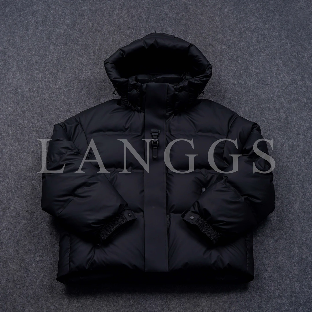 LANGGS&木子里 冬季休闲高级感压胶防水面料加厚羽绒服-SD-99198