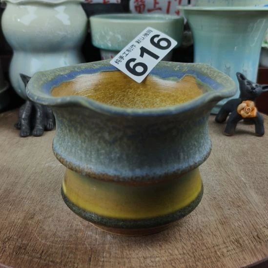 景德镇手工高温陶瓷：口12.5高10