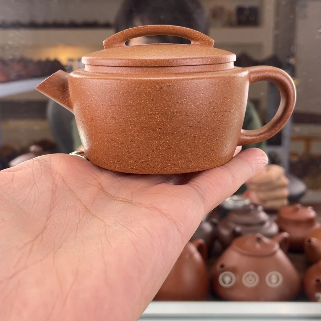 紫砂茶壶150cc黄降坡茶壶