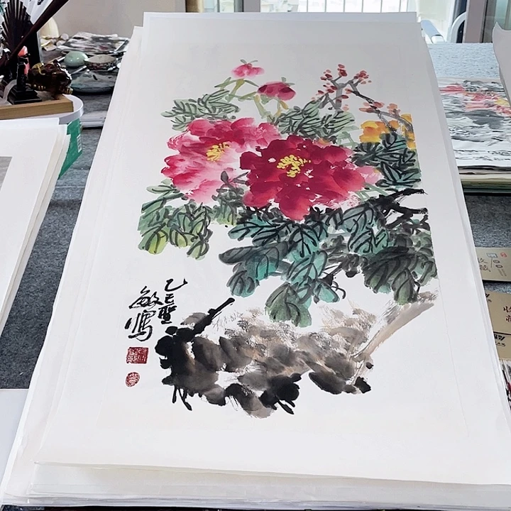 国画张圣敏先生纯手绘作品