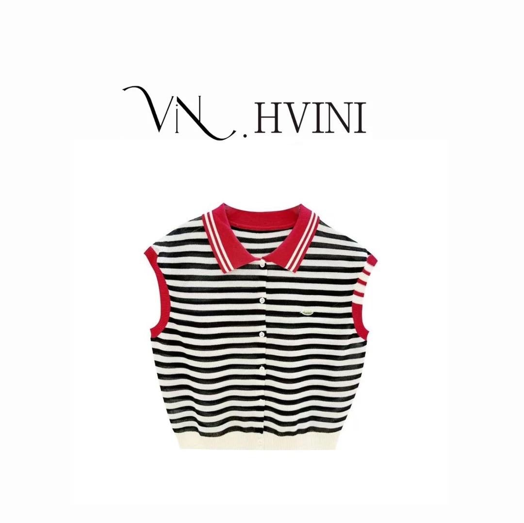 【罗马假日】2025夏季新款时尚气质休闲毛衣上衣H3296