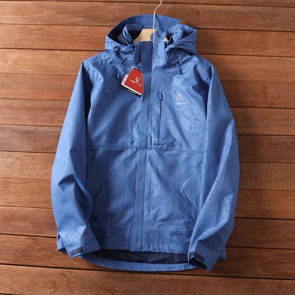 重磅户外防风防泼水秋冬连帽冲锋衣软壳外套上衣夹克1153