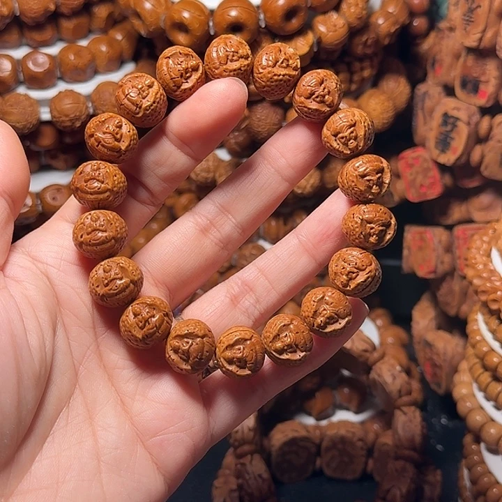 桃核手串无相佛手串