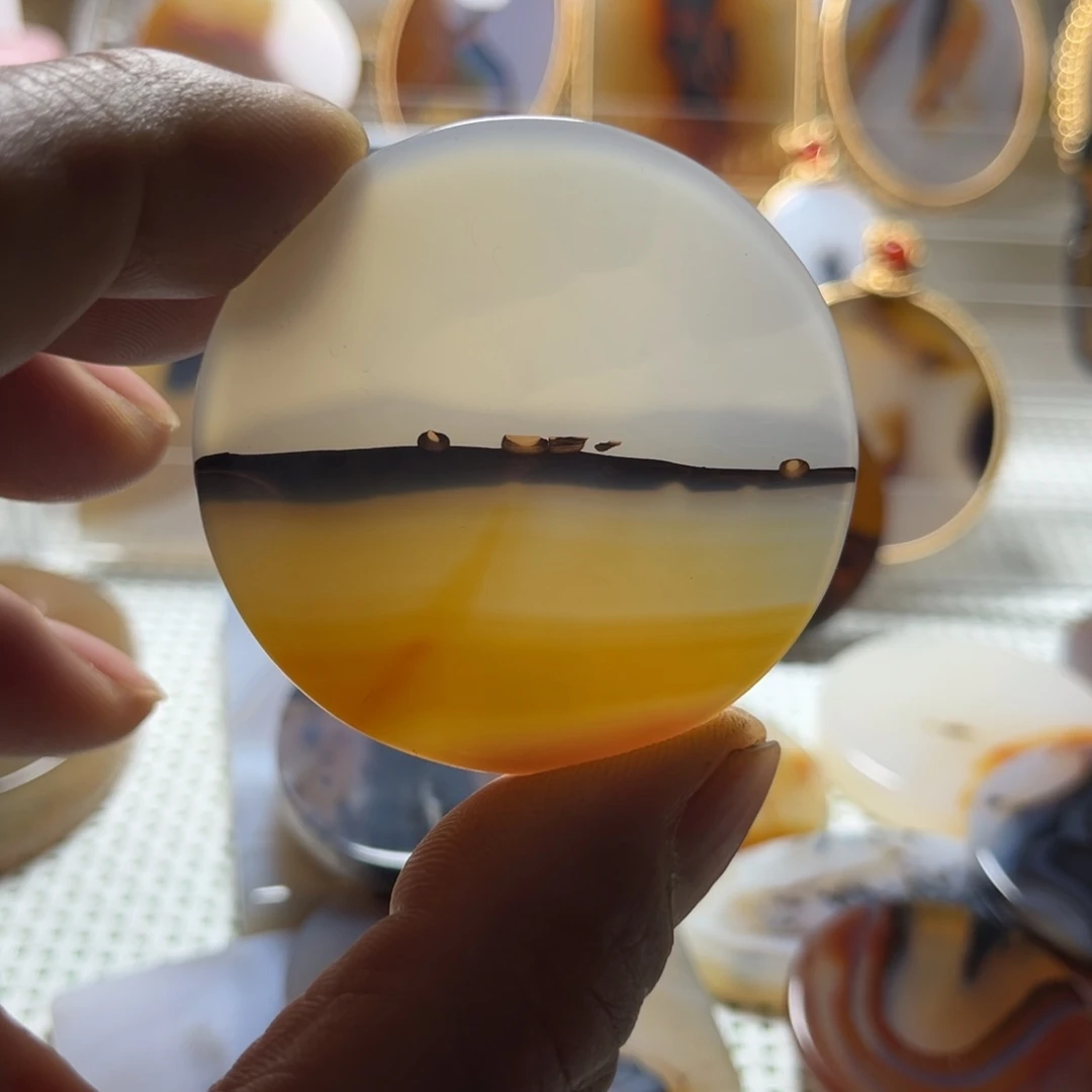 玛瑙/玉髓未镶嵌吊坠(不含链)