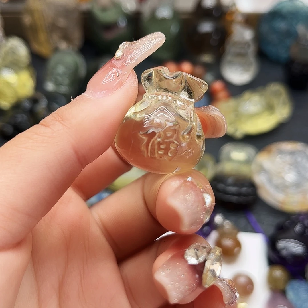 水晶吊坠(不含链)未镶嵌自***儿