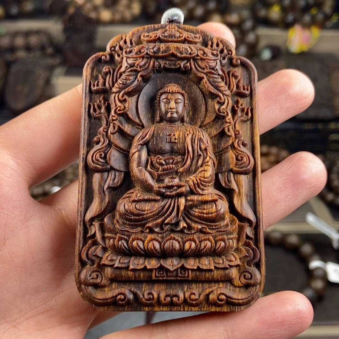 吊坠沉香木小*董越南芽庄白棋楠