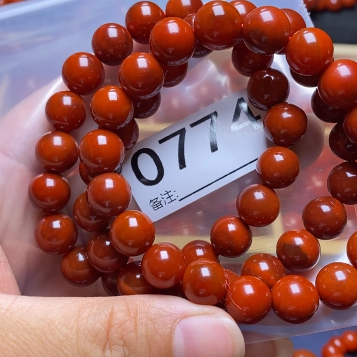 南红玛瑙手链合金妞*