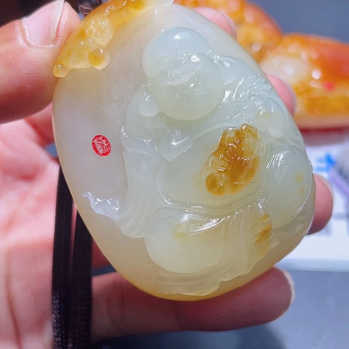 和田玉挂件未镶嵌D2 