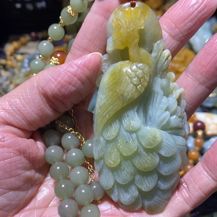 岫玉岫玉吊坠未镶嵌