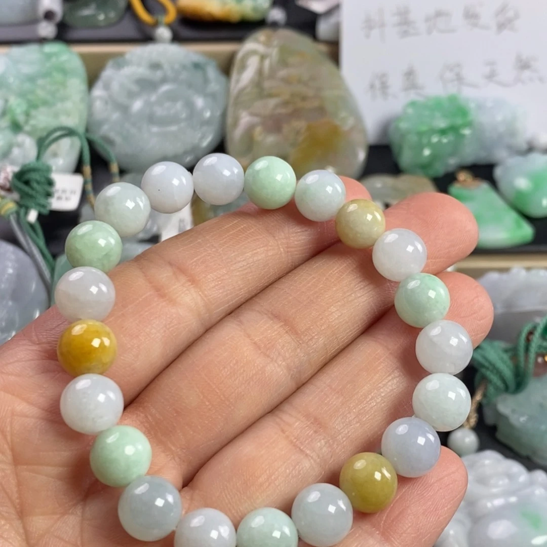 翡翠手链未镶嵌手链