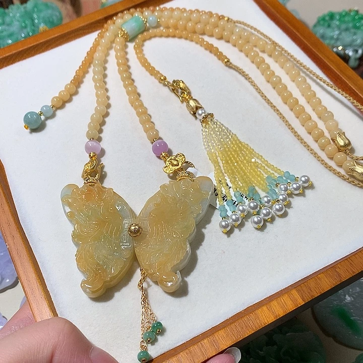 翡翠未镶嵌颈饰翡翠吊坠