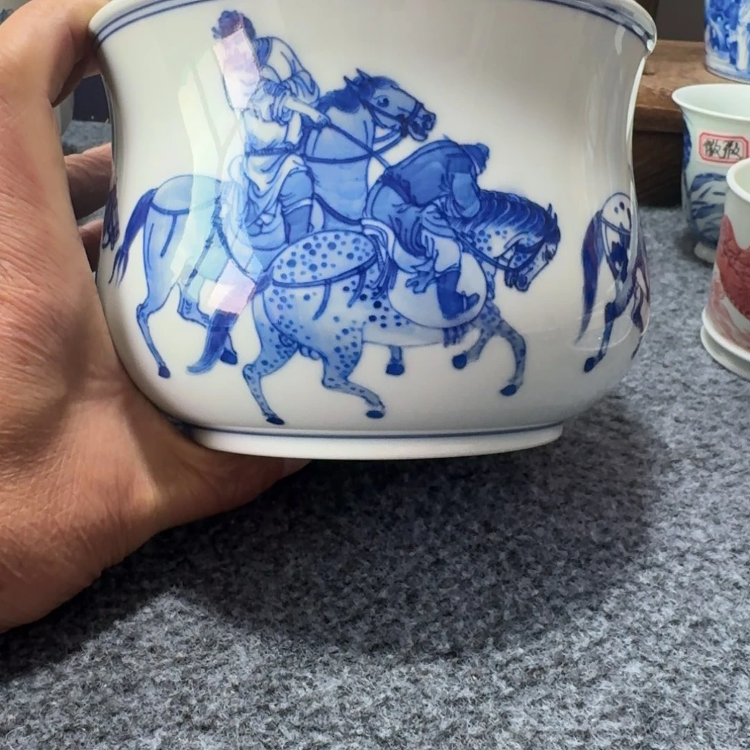 你***神现代景德镇陶瓷手绘茶具