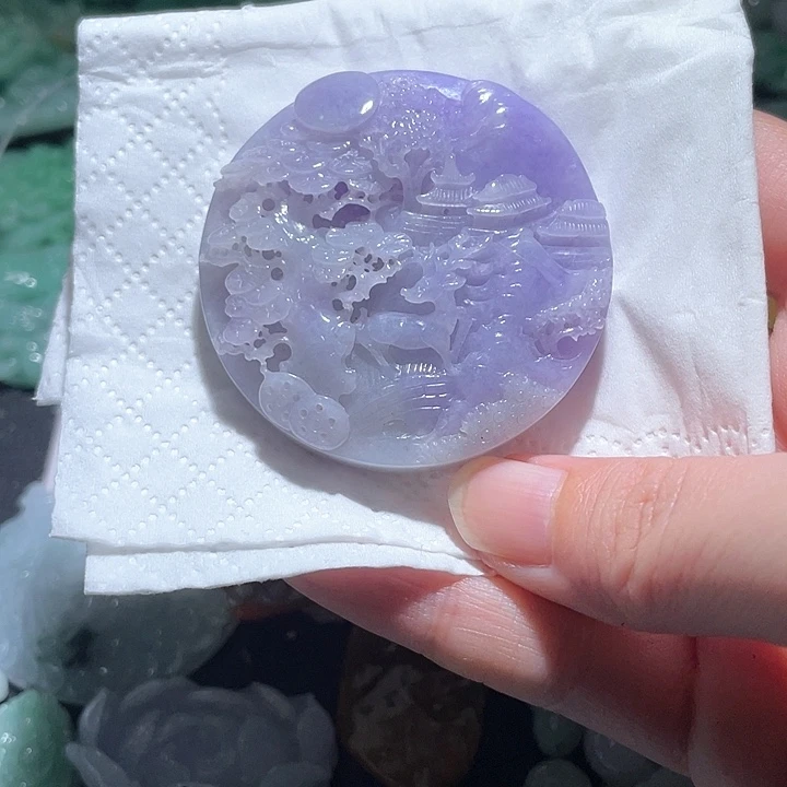 颈饰未镶嵌翡翠天