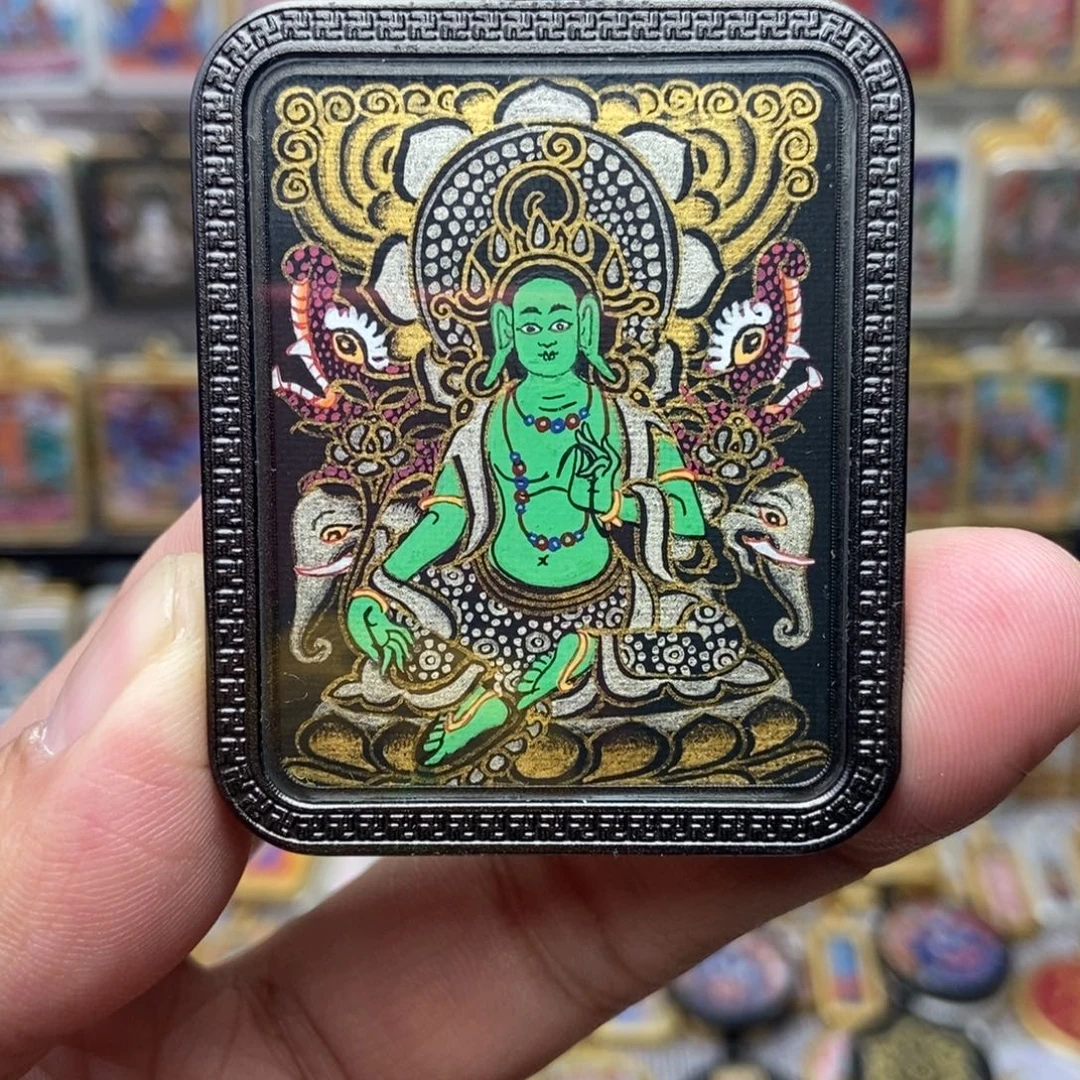 吊坠纯手绘绿妈妈福利卡