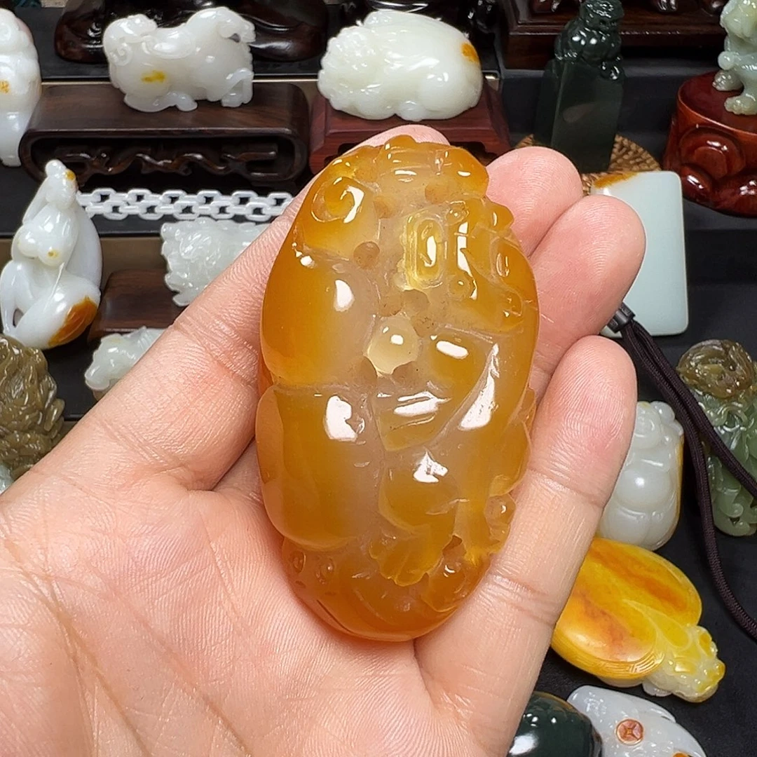 玛瑙/玉髓未镶嵌天然