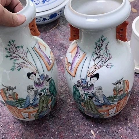 摆件，烧制问题都是正常的，。微暇