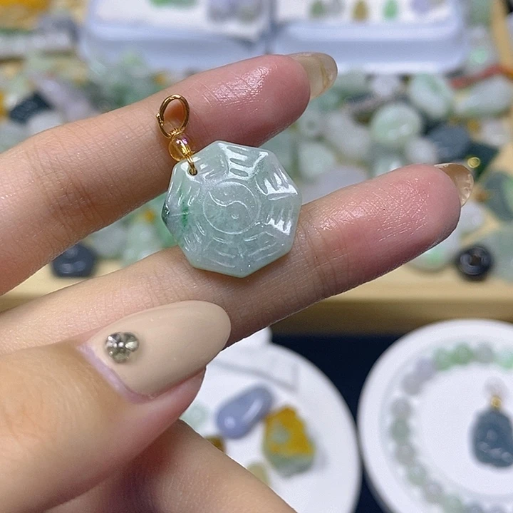 翡翠散珠天然缅甸翡翠