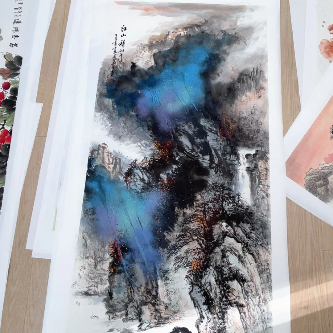 国画毛华兮老师作品欣赏