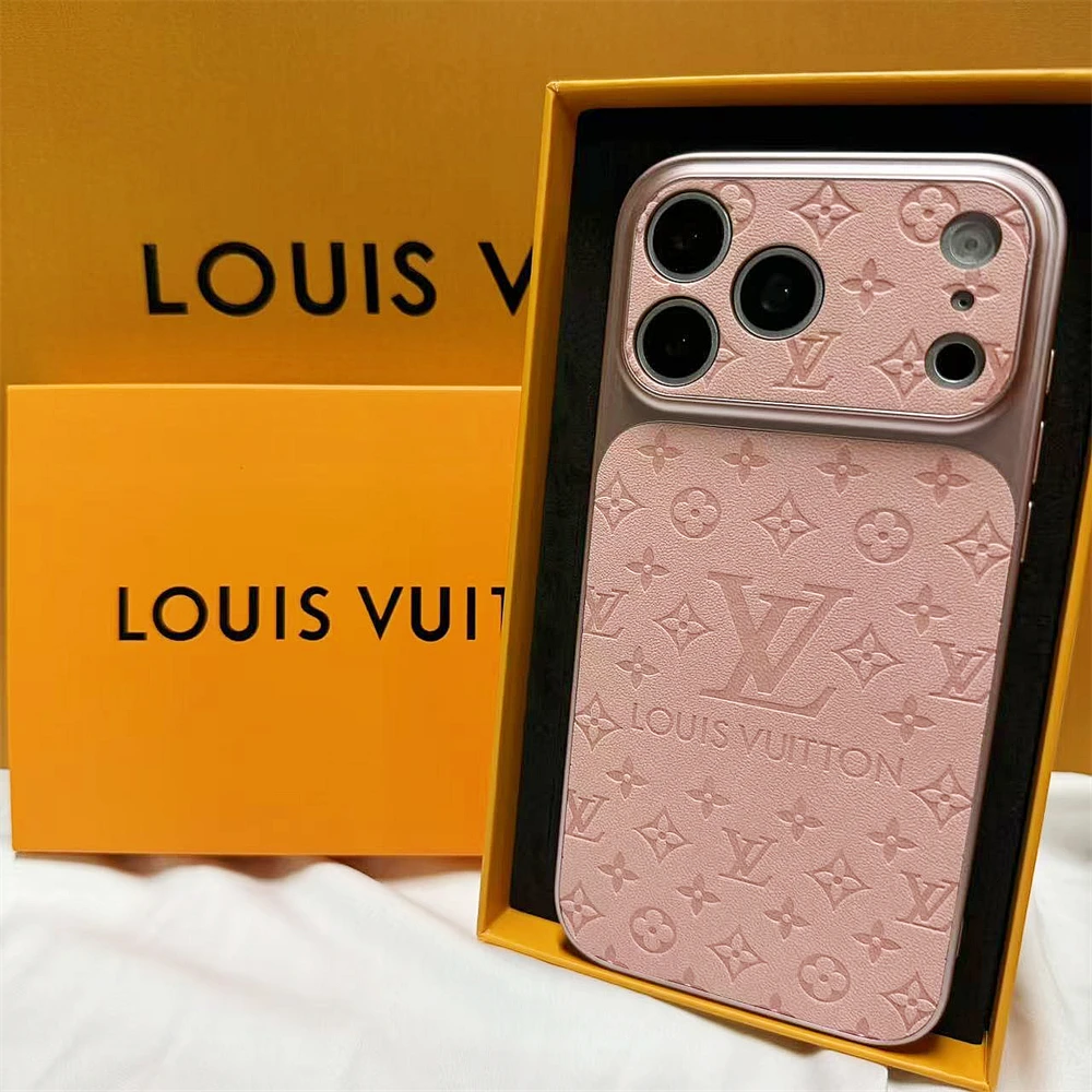 秒变17星宇橙压印皮质花纹适用iPhone17promax新款16苹果15手机壳