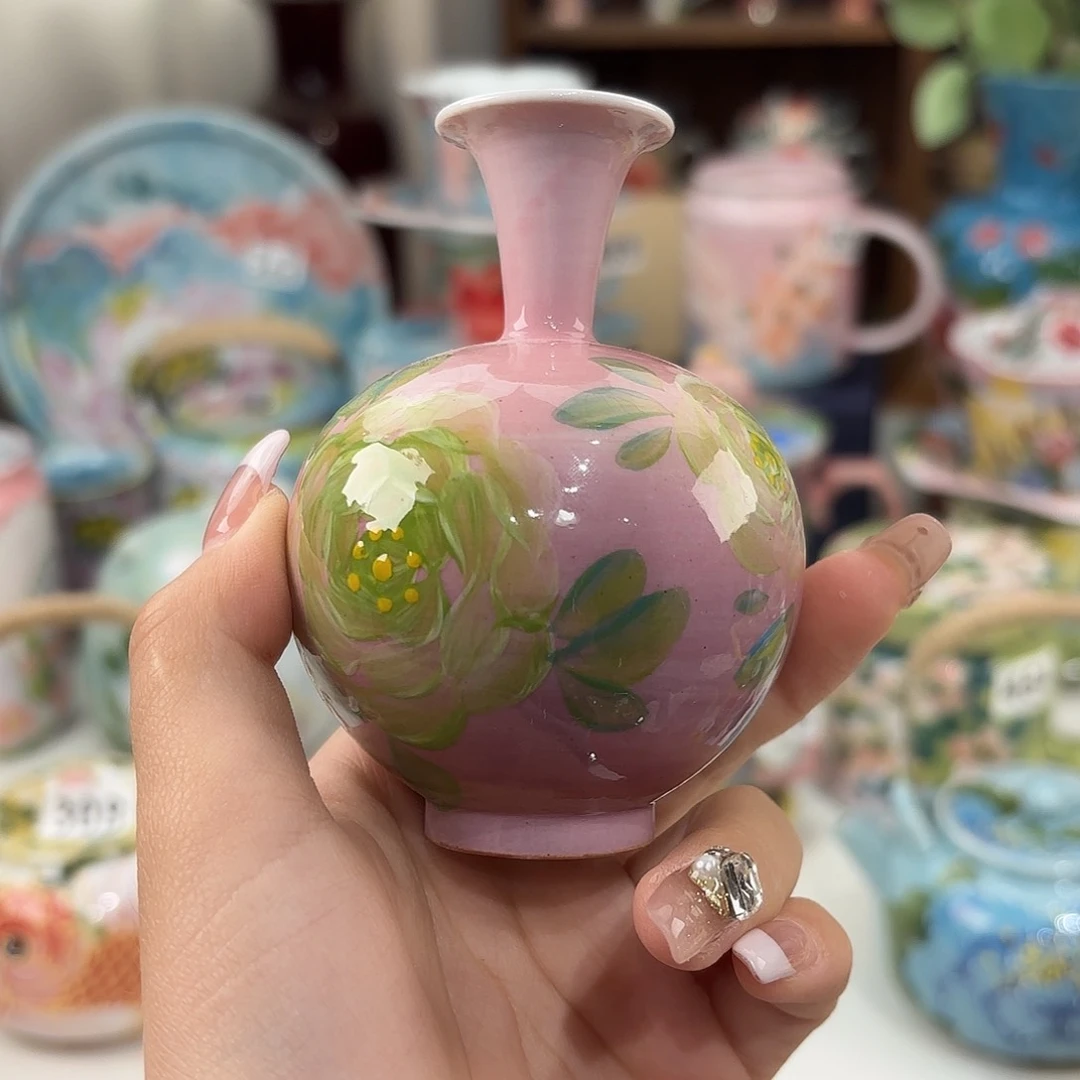 瓷片C****C景德镇手绘高温釉下彩陶瓷茶具