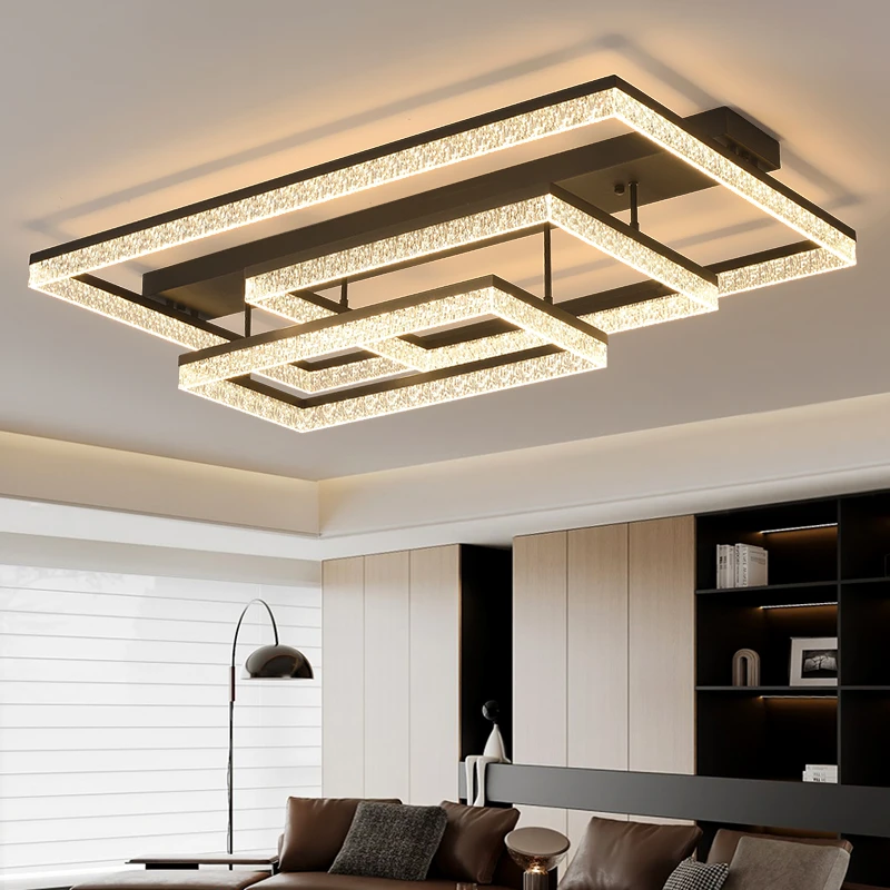 2025意式琉璃纹客厅灯吸顶灯高端大气家用现代极简主灯中山灯具