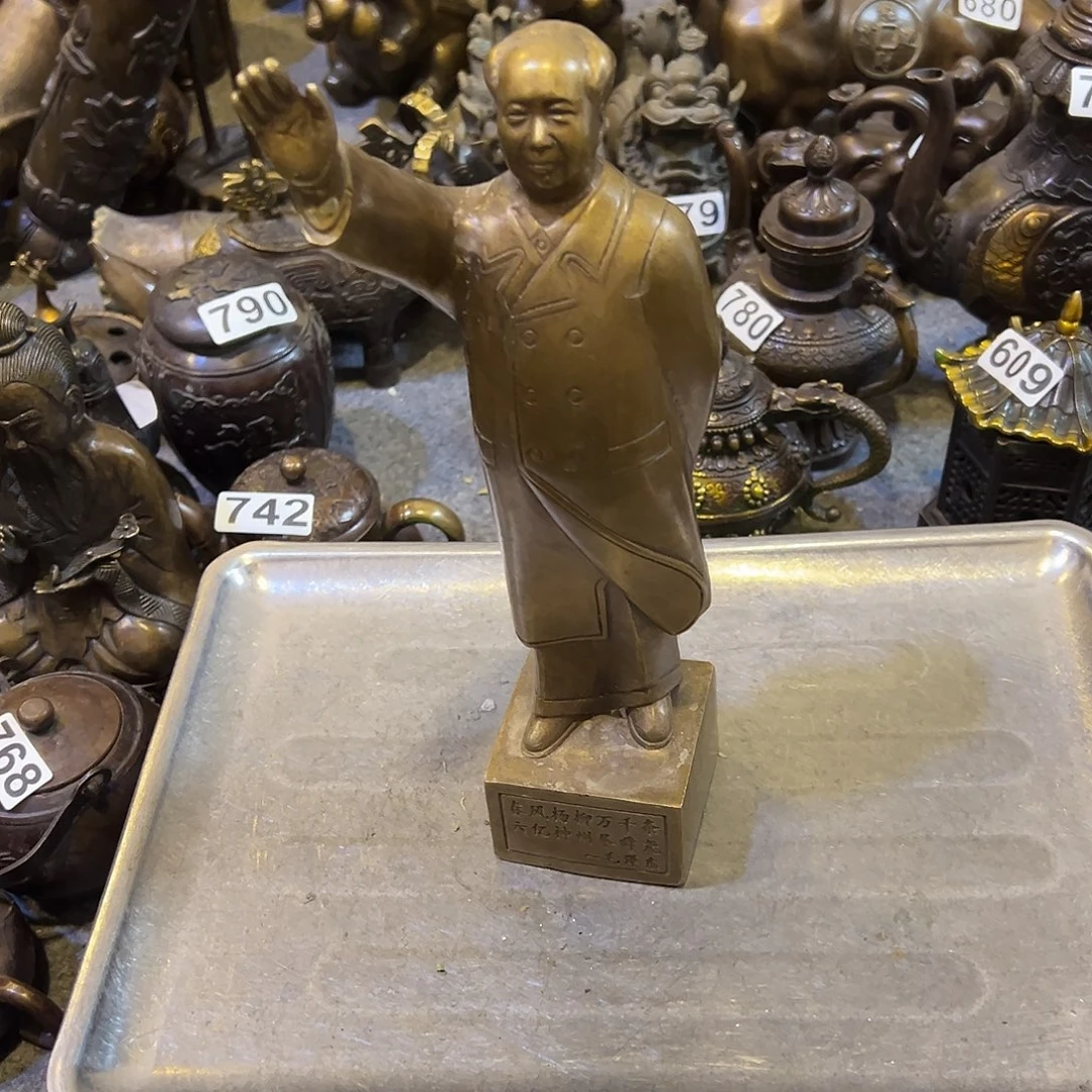 黄铜摆件，文房摆件