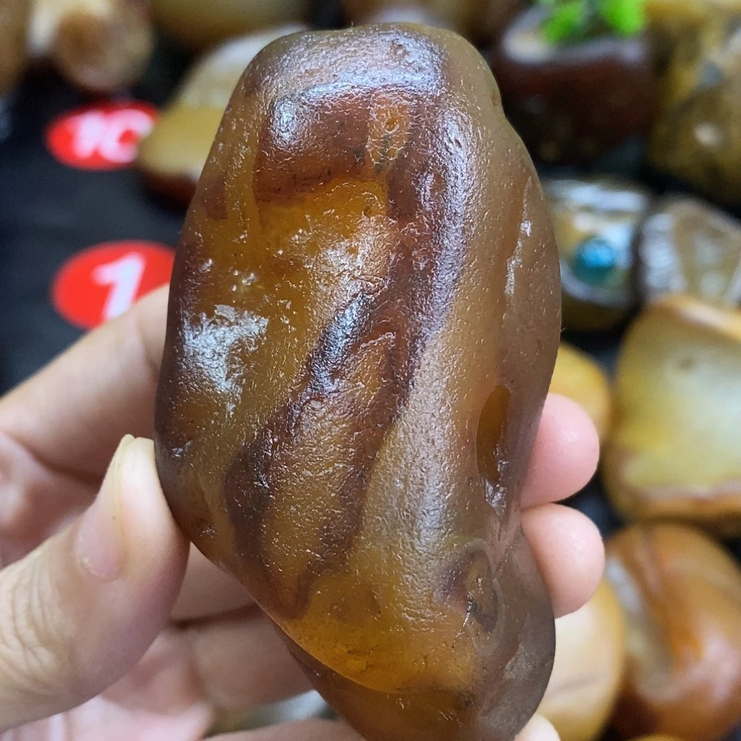 玛瑙/玉髓未镶嵌手把件