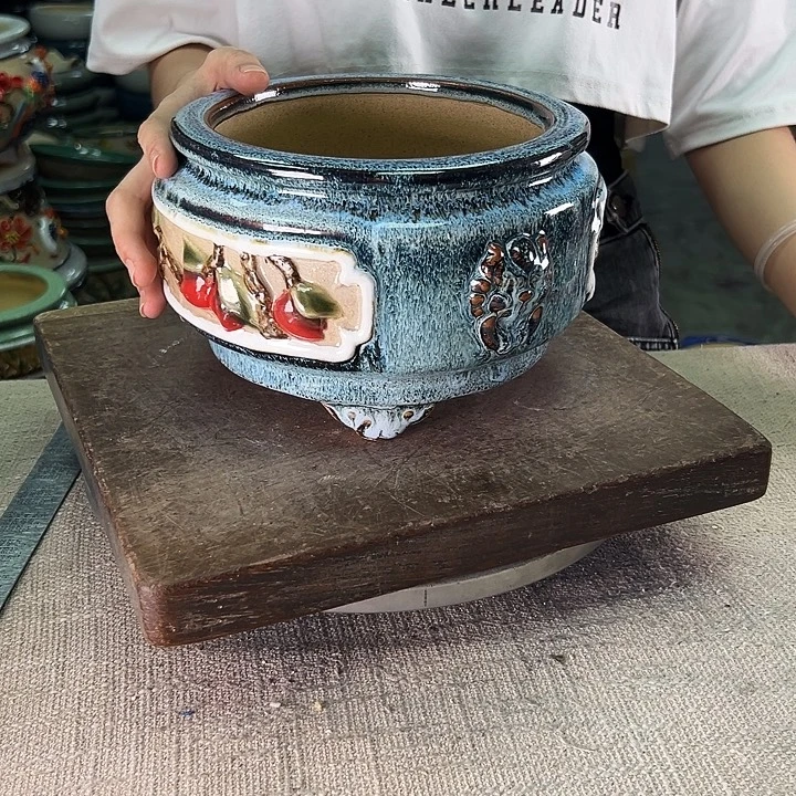 泳坤堂石湾盆陶瓷